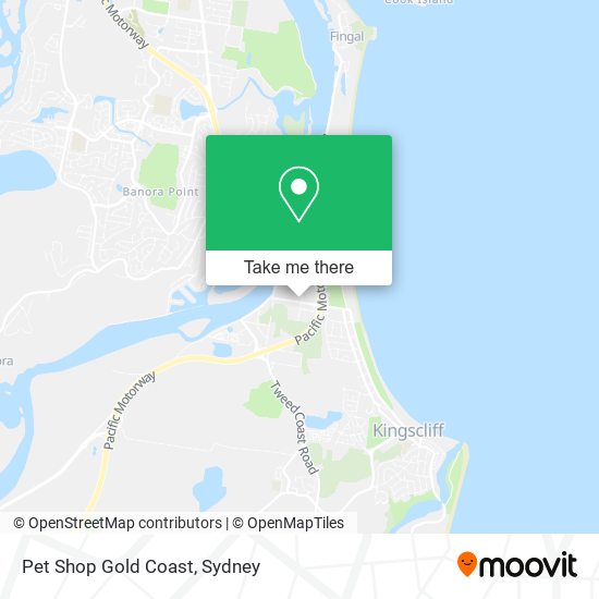 Pet Shop Gold Coast map