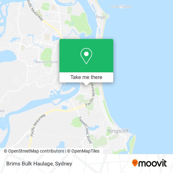 Brims Bulk Haulage map