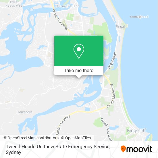 Mapa Tweed Heads Unitnsw State Emergency Service