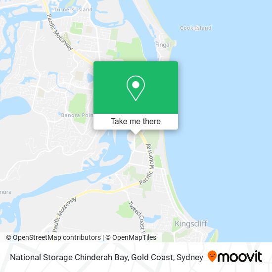 National Storage Chinderah Bay, Gold Coast map