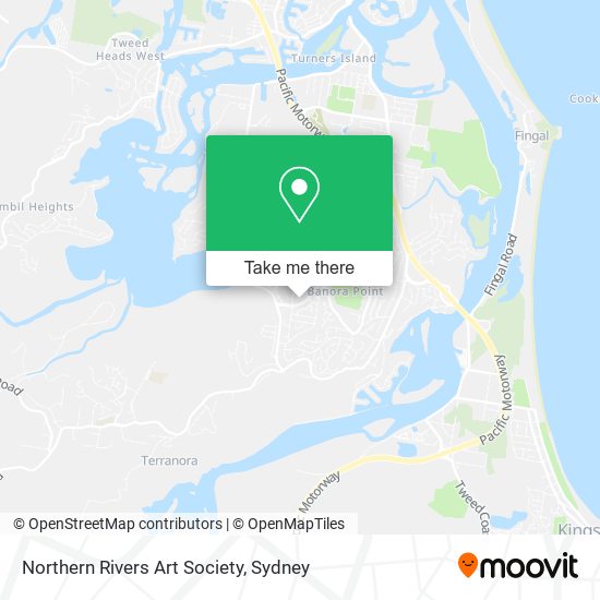 Northern Rivers Art Society map