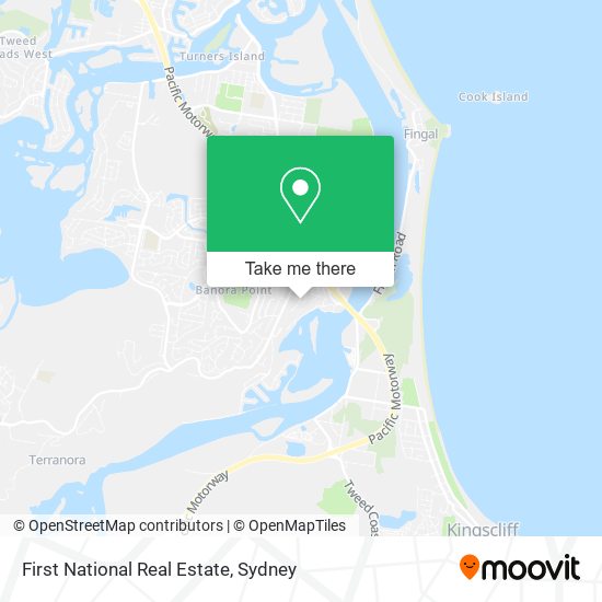 First National Real Estate map