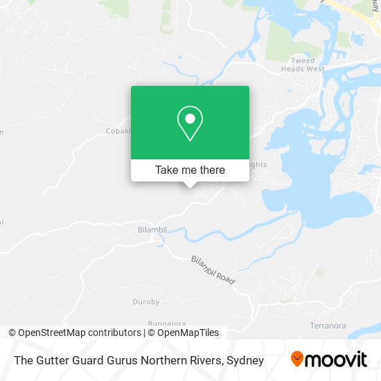 The Gutter Guard Gurus Northern Rivers map