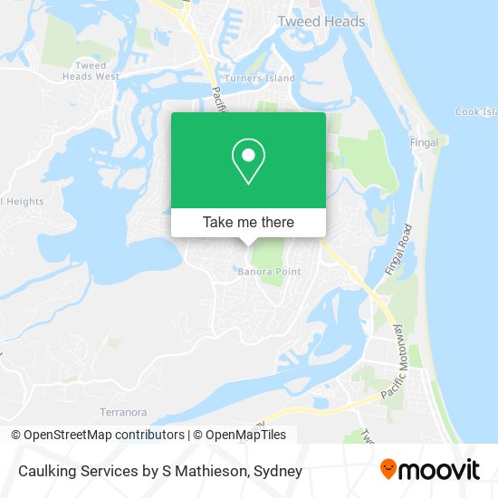 Caulking Services by S Mathieson map