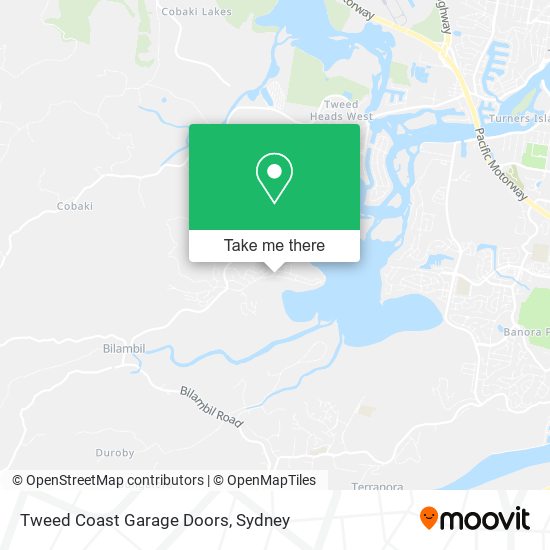 Tweed Coast Garage Doors map