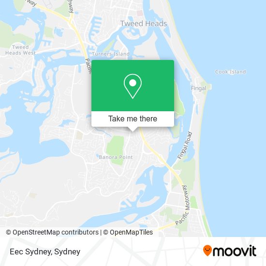 Eec Sydney map