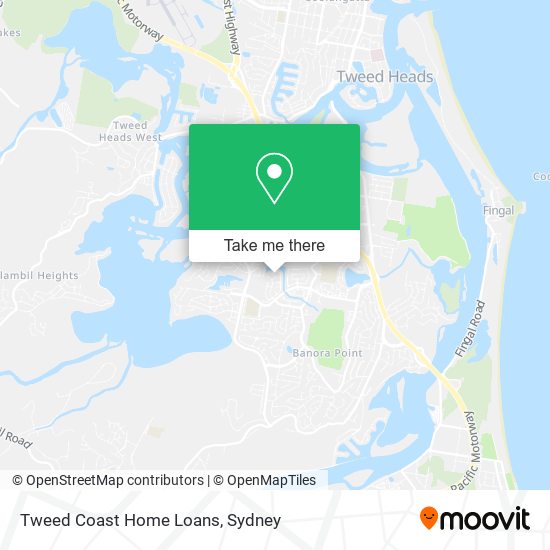 Mapa Tweed Coast Home Loans