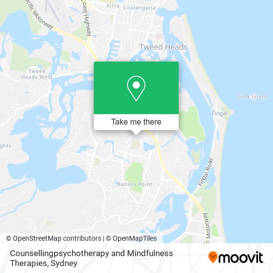 Counsellingpsychotherapy and Mindfulness Therapies map