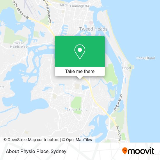 About Physio Place map