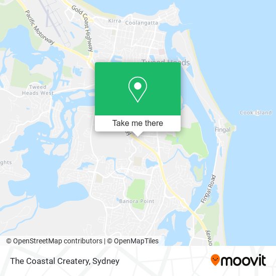 The Coastal Createry map