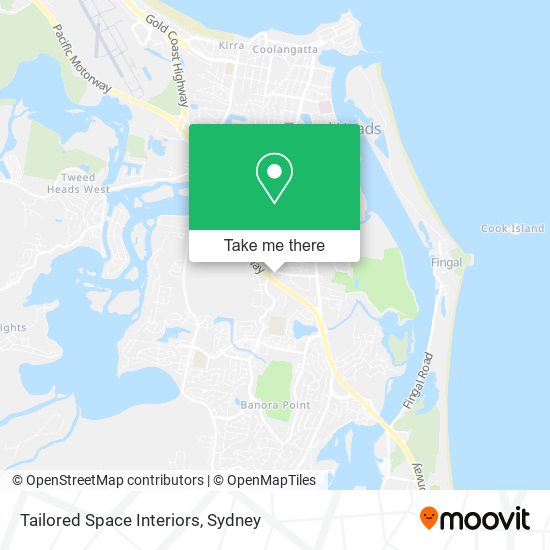 Tailored Space Interiors map