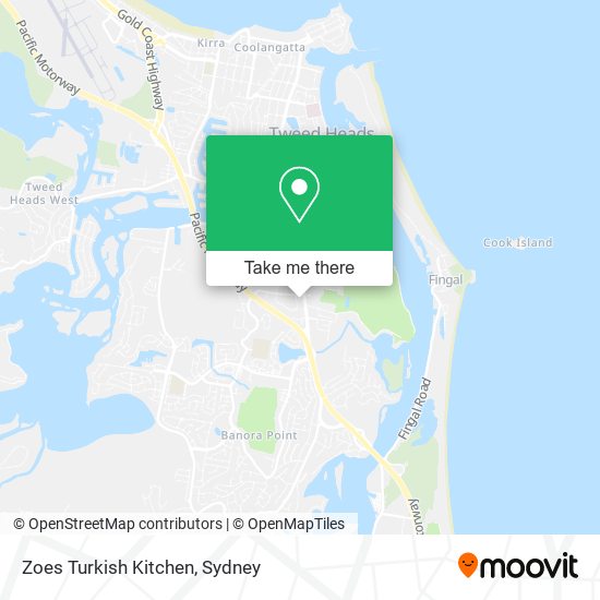 Zoes Turkish Kitchen map