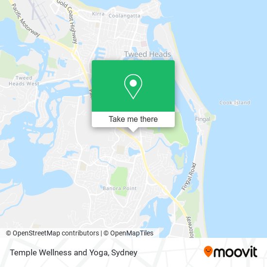 Mapa Temple Wellness and Yoga