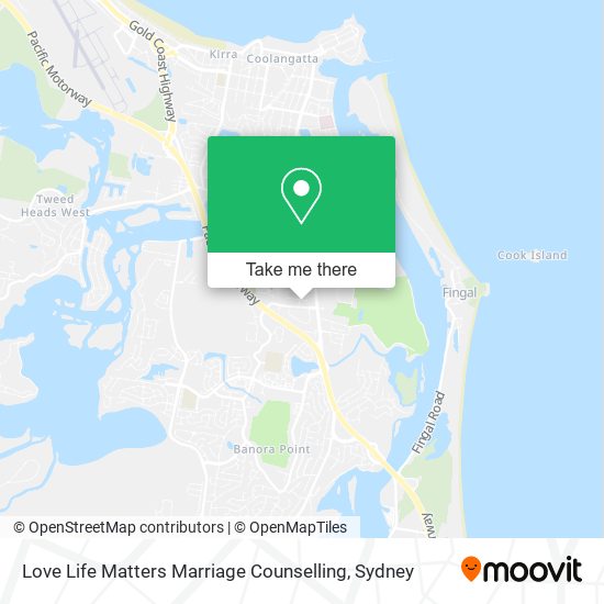 Love Life Matters Marriage Counselling map