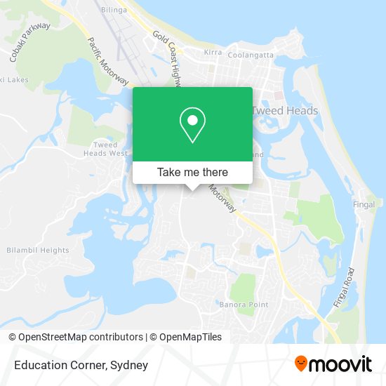 Education Corner map