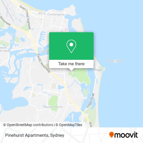 Pinehurst Apartments map