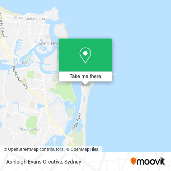 Ashleigh Evans Creative map