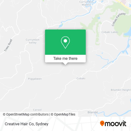 Creative Hair Co map