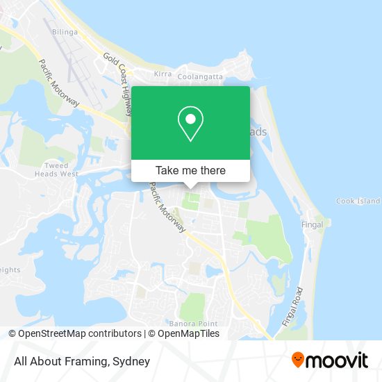 All About Framing map