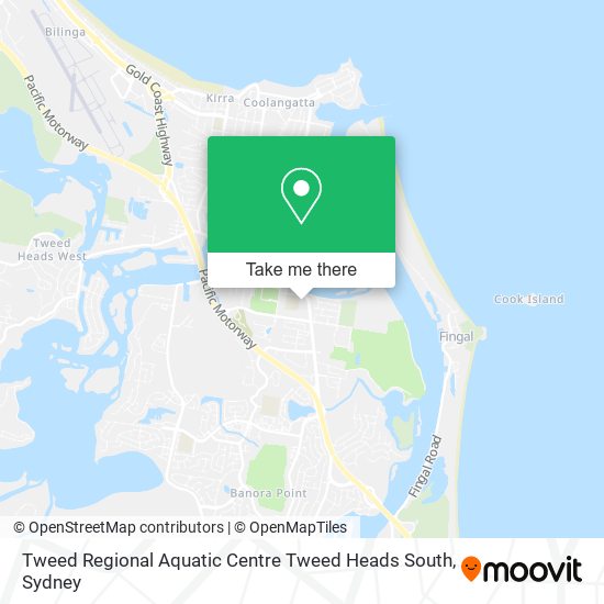 Tweed Regional Aquatic Centre Tweed Heads South map