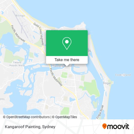Mapa Kangaroof Painting