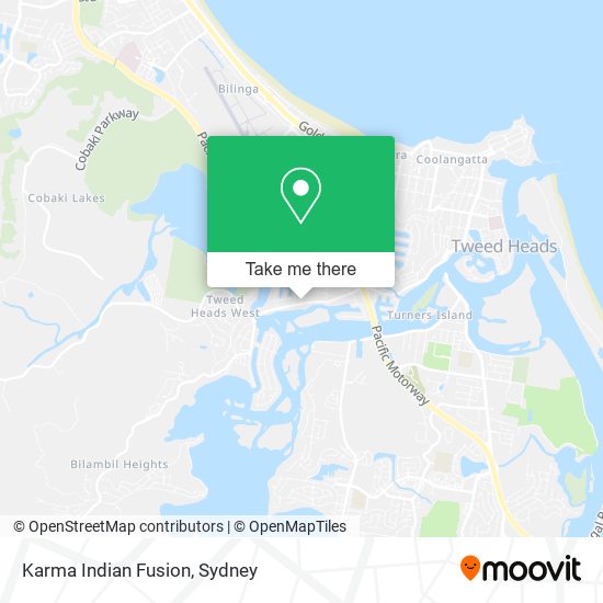 Karma Indian Fusion map