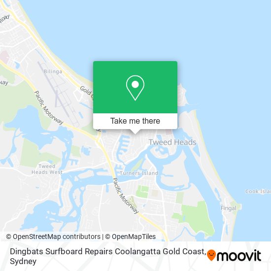 Mapa Dingbats Surfboard Repairs Coolangatta Gold Coast