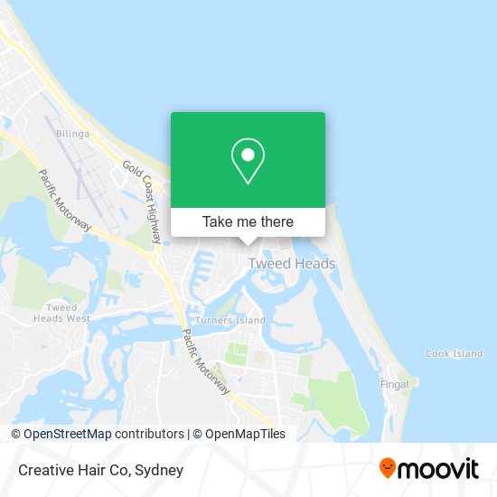 Creative Hair Co map