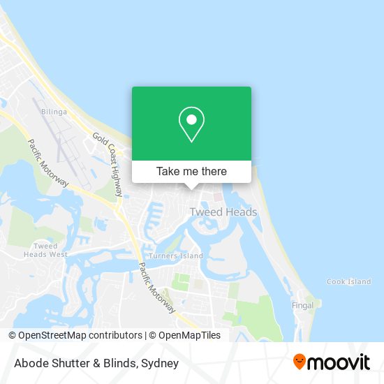 Abode Shutter & Blinds map