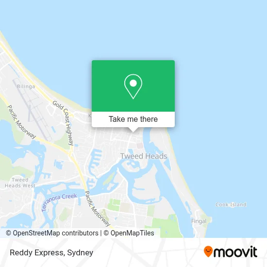 Reddy Express map