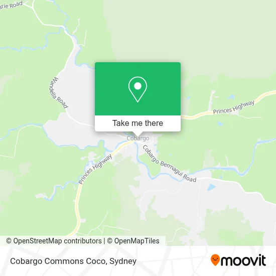 Cobargo Commons Coco map