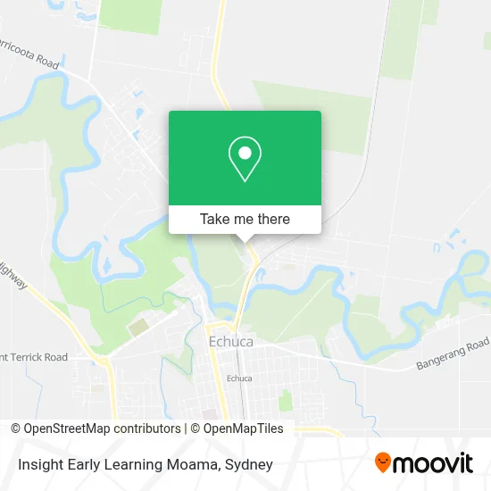 Insight Early Learning Moama map