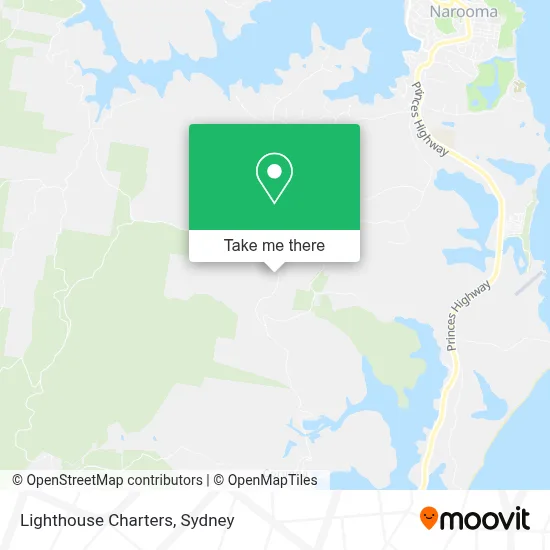 Mapa Lighthouse Charters