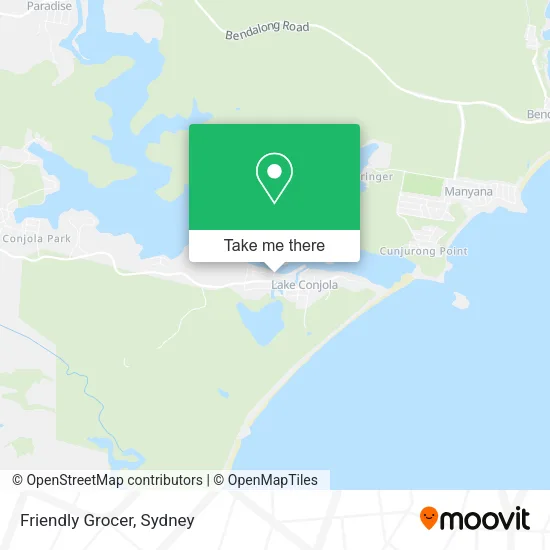Friendly Grocer map