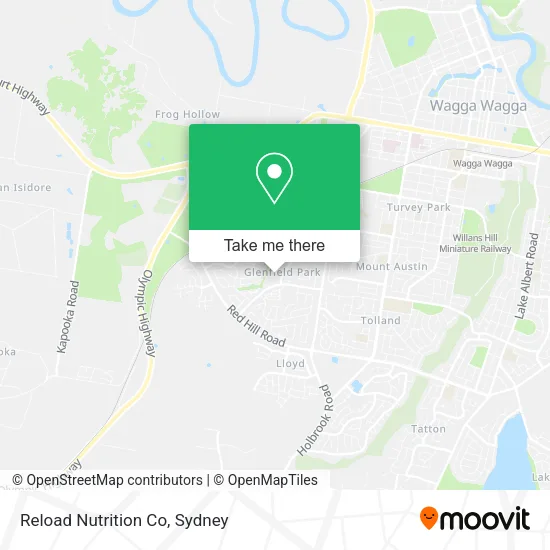 Reload Nutrition Co map