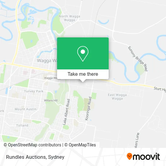 Rundles Auctions map
