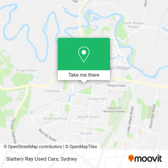 Mapa Slattery Ray Used Cars