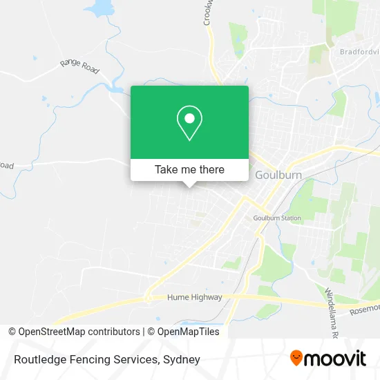 Routledge Fencing Services map