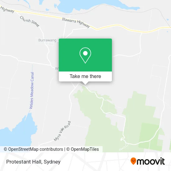 Protestant Hall map