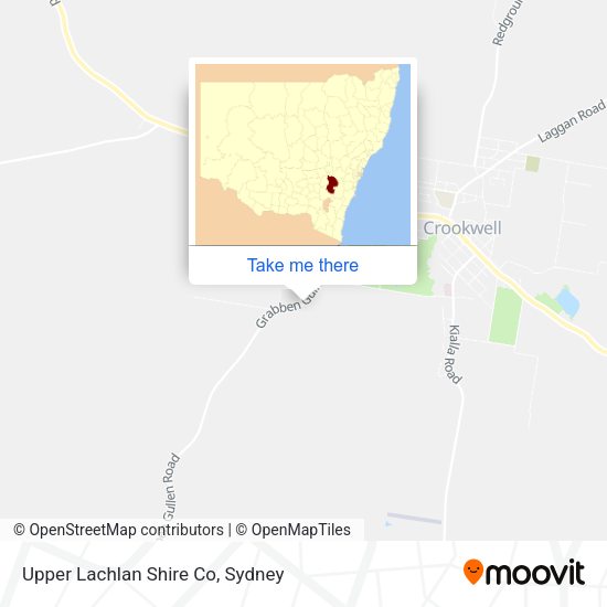 Upper Lachlan Shire Co map