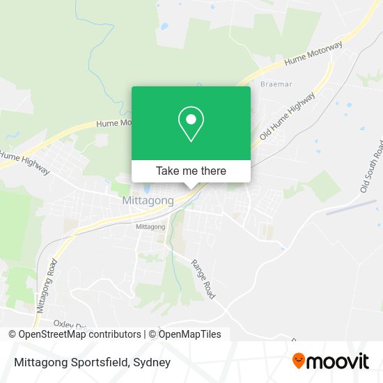 Mittagong Sportsfield map