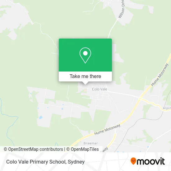 Colo Vale Primary School map