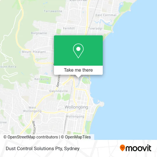 Dust Control Solutions Pty map