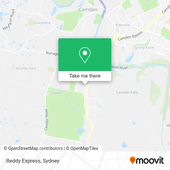 Reddy Express map