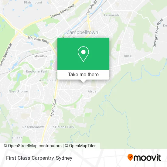 Mapa First Class Carpentry