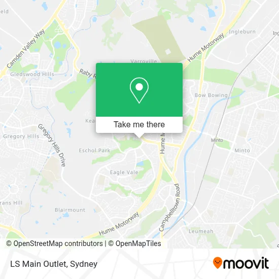Mapa LS Main Outlet