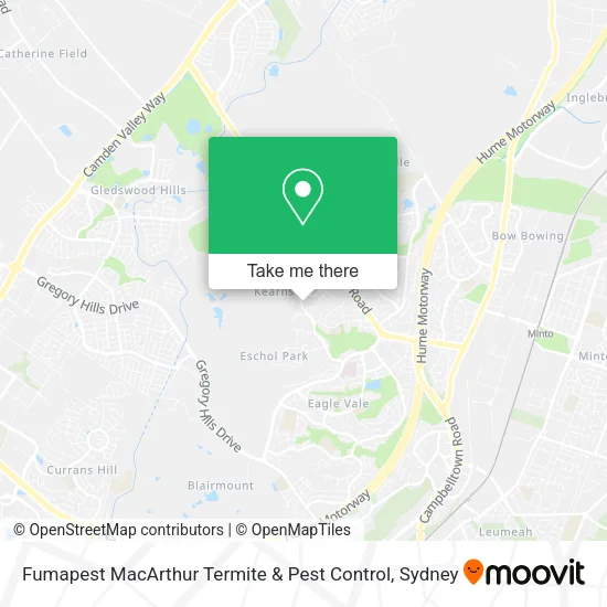 Fumapest MacArthur Termite & Pest Control map