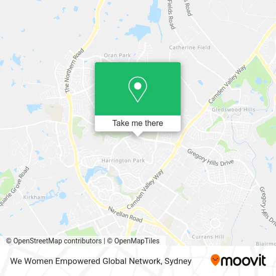 We Women Empowered Global Network map