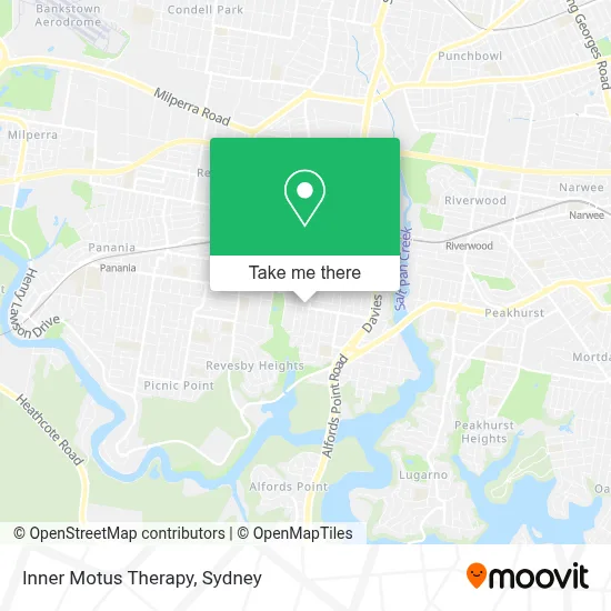 Inner Motus Therapy map