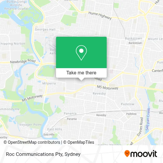 Roc Communications Pty map